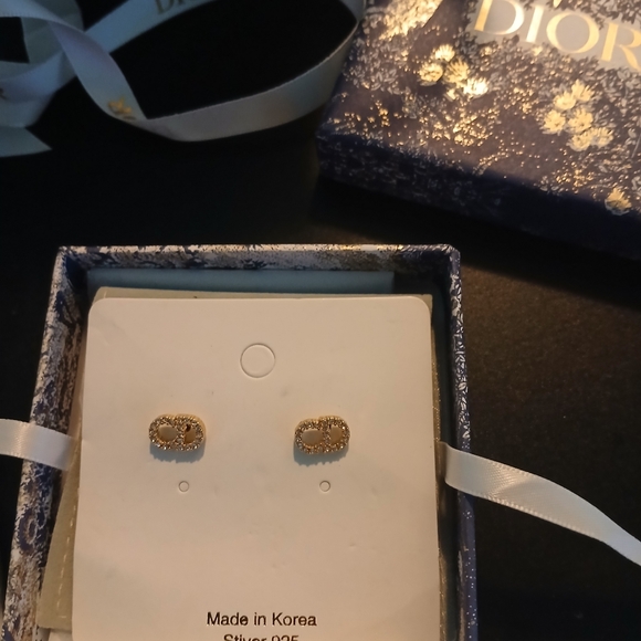 Christian Dior CD Earrings - Picture 3 of 4